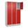 lockerkast,HxBxD 1950x1200x500mm,3x3vakken,vak B 400mm,cil.-slot