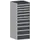 ladekast,HxBxD 1600x650x650mm,11lade(n),lade voor normale belastingen