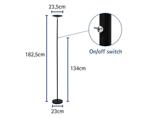 Vloerlamp LED MAULsphere Zwart - 3