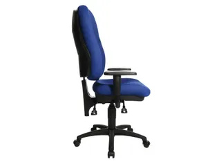 Bureaustoel Topstar Wellpoint 30 SY blauw stof - 6