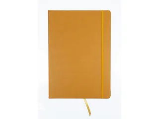 Schetsboek Kangaro A4 okergeel PU HC 80 blad 140gr roomwit met elastie - 5
