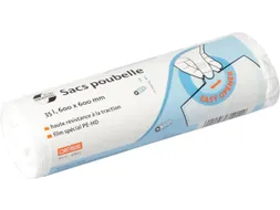 Universal Plus vuilniszak 10 micron 60x60cm wit 35L rol 50st.