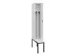 locker met bank,voor scheiding van kleding,HxBxD 2120x300x815mm,1vak