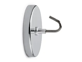 Magneet met haak MAUL Ø52mm trekkracht 9kg chroom - 1
