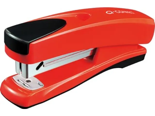 Nietmachine Half Strip 20 Blad Kunststof Rood
