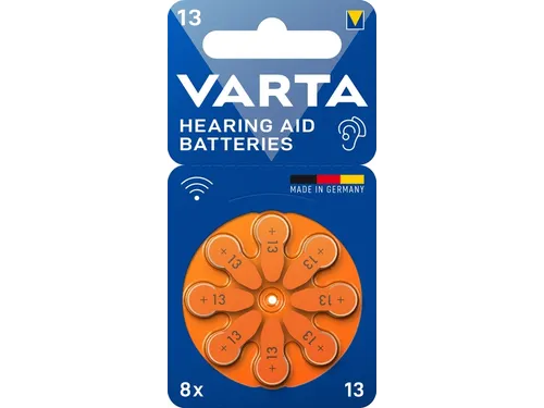 Batterij VARTA hoortoestel 8x 13