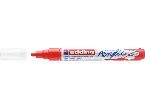 Acrylmarker edding e-5100 medium verkeersrood