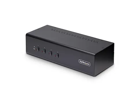 4-Port Dual-Monitor DisplayPort KVM Switch 4K