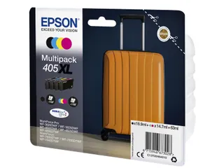 Epson 405XL Inktcartridge Multipack Zwart + 3 Kleuren Origineel - 1