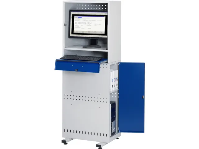 Computerkast 1650x 600x 570mm Uittreklade Voor Toetsenbord Monitorvak
