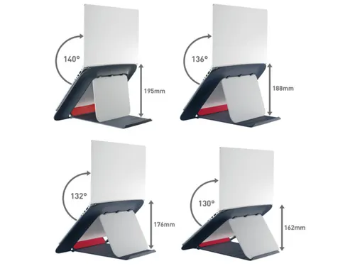 Laptopstandaard Leitz Ergo Cosy grijs