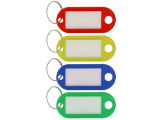 Sleutelhanger Westcott ass. 4st. in plastic box. Met verwisselbaar eti - 3