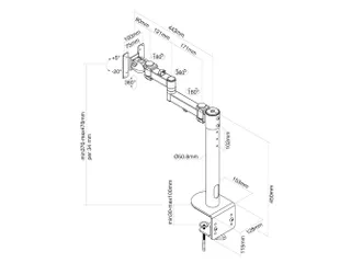 Fpma-d960blackplus Neomounts Monitorarm Zwart - 3