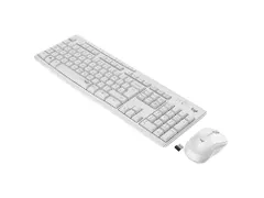 Logitech MK295 Silent Wireless QWERTY Toetsenbord + Muis Wit
