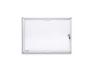 Binnenvitrine wand MAULextraslim whiteboard 2xA4 met slot - 2