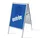 Stoepbord A1 complete set met print "ENTRÉE" Blauw