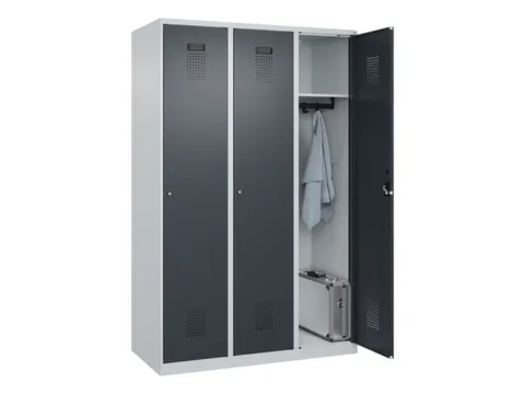 locker,HxBxD 1850x1200x500mm,3vak,vak B 400mm,cil.-slot