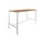 Domino Basic statafel 140x80cm 110cm Havana Kersen 25mm Wit