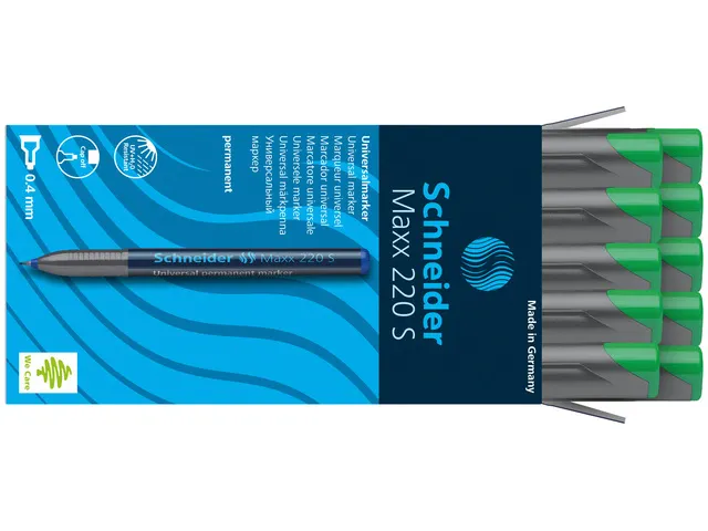 Universele marker Schneider Maxx 220 S permanent groen
