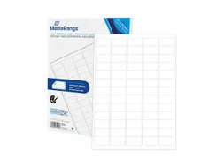 Mediarange Etiketten 38,1X21,2Mm 3250Stuk Wit Permanent