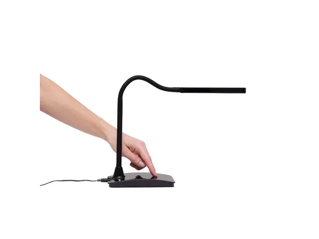 Bureaulamp MAUL Pearly LED voet dimbaar colour vario zwart