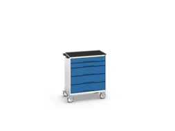 gereedschapswagen 965x800x550mm antislip blad 5 laden RAL7035+RAL5010