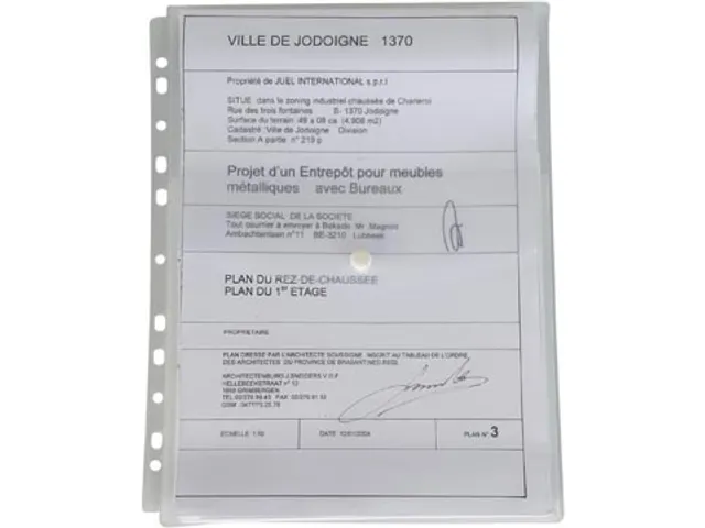 Harmonica Showtas A4 Met Flap en balg Wit, pak 10 stuks