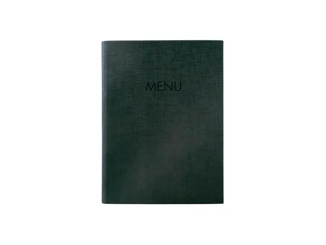 Menukaart map Sigel A5 grijs voor 8 blad