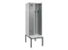 locker met bank,voor scheiding van kleding,HxBxD 2120x600x815mm,2vak