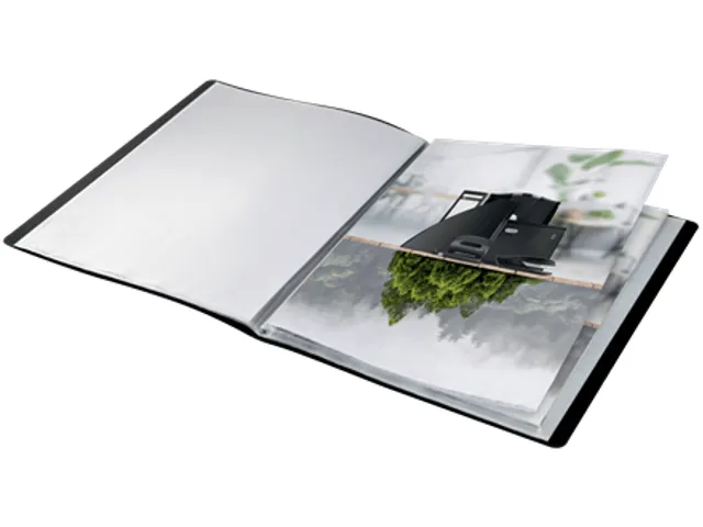 Showmap Leitz Recycle A4 20 tassen gerecycled PP zwart