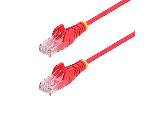 25cm Dunne CAT6 Ethernet Kabel Rood