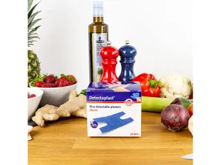 Detectaplast 8246 kneukel textielpleister elastisch blauw 50 stuks - 5