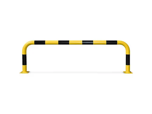 aanrijdbeschermingsbeugel,v. binnen,HxB 600x2000mm,staal,geel/zwart