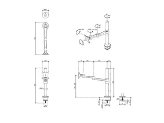 Monitorarm Viewlite 122 2 Extensies 1 Scherm - 6