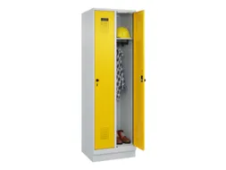 locker,HxBxD 1950x600x500mm,2vak,vak B 300mm,draaigrendel,sokkel