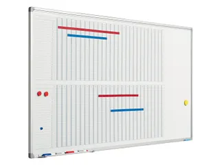 Smit Visual 53 weken planner softline profiel 8mm 60x120 cm - 1