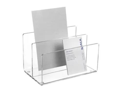 Envelopstandaard MAUL 2vaks 150x100x100mm acryl
