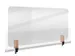 Bureauscherm Elements doorzichtig 60x120cm klemmen