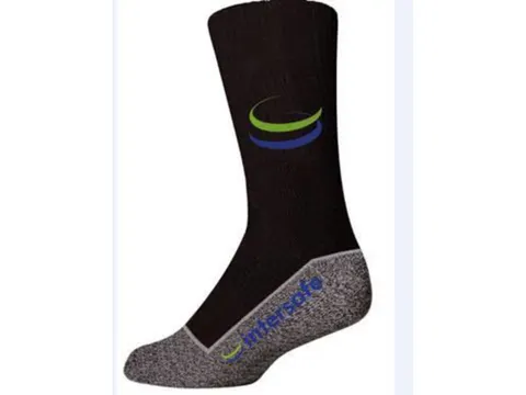 Intersafe werksokken, zwart/grijs, maat 43-46, per paar