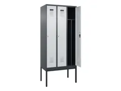 locker voor scheiding van kleding,HxBxD 2120x900x500mm,3vak