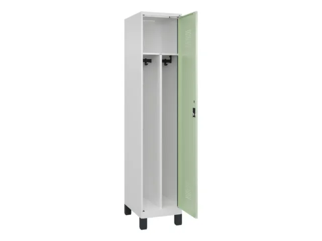 locker voor scheiding van kleding,HxBxD 1950x400x500mm,1vak