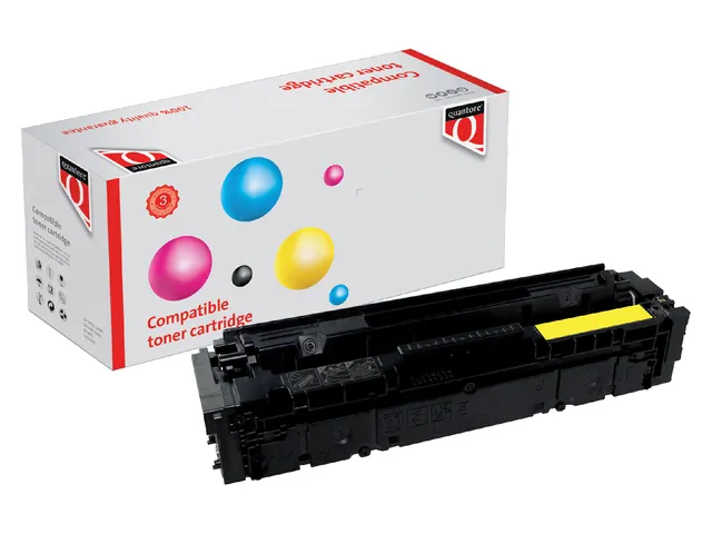 Tonercartridge Quantore alternatief tbv HP CF402A 201A geel