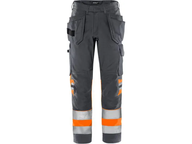 Fristads 2640 broek voor P/COT, oranje/grijs, maat C152, per stuk
