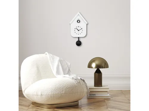 Wandklok NeXtime Twitter 21,5x41,5 cm wit