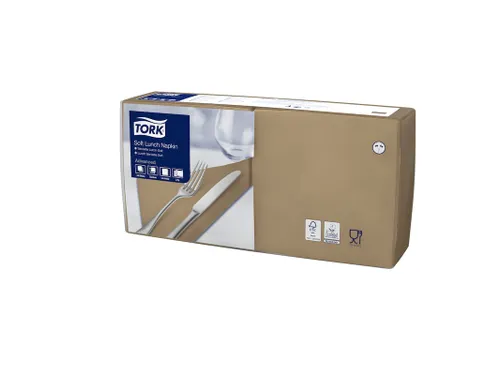 Tork 470000 Soft Lunchservet Advanced Biscuit 33x33cm