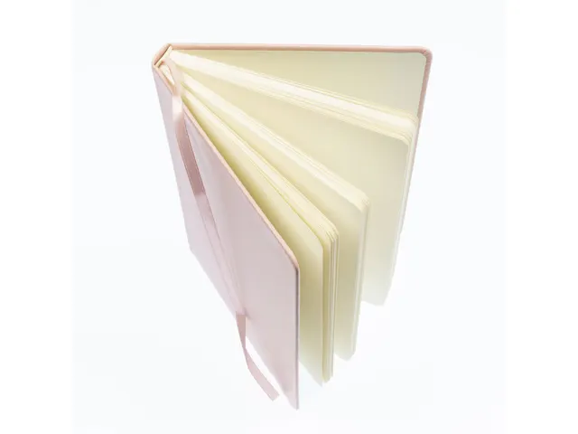 Carnet de croquis PU couverture rigide 80 feuilles A5 vieux rose