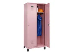 locker,HxBxD 1950x800x500mm,2vak,vak B 400mm,cil.-slot,voeten