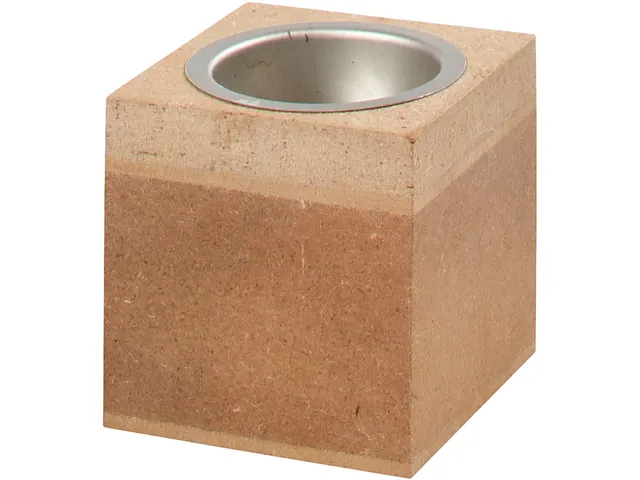 Waxinelichthouder Creativ Company 6x6x6cm MDF