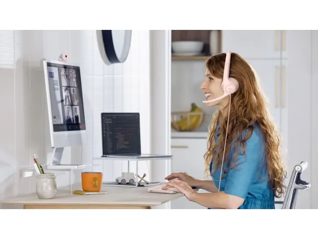 Logitech H390 USB- computerheadset USB-C 981-001576 zwart