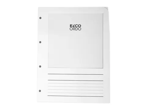 #*Map Elco Ordo Vista venst A4120gr perf wit 100st 100234x310mm - vens